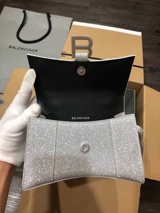 Balenciaga Hourglass Sand漏 Bag Mini Size
