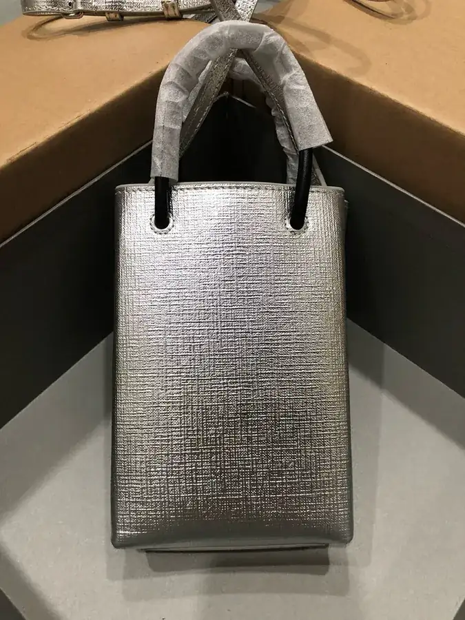 Baleenciaga Calfskin Phone Bag Compact & Stylish