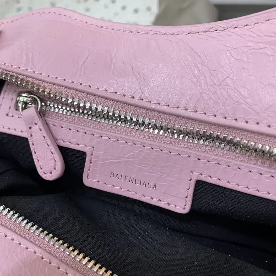 Balenciaga Paris New Neo Cagole Motorcycle Bag with Silver Buckle