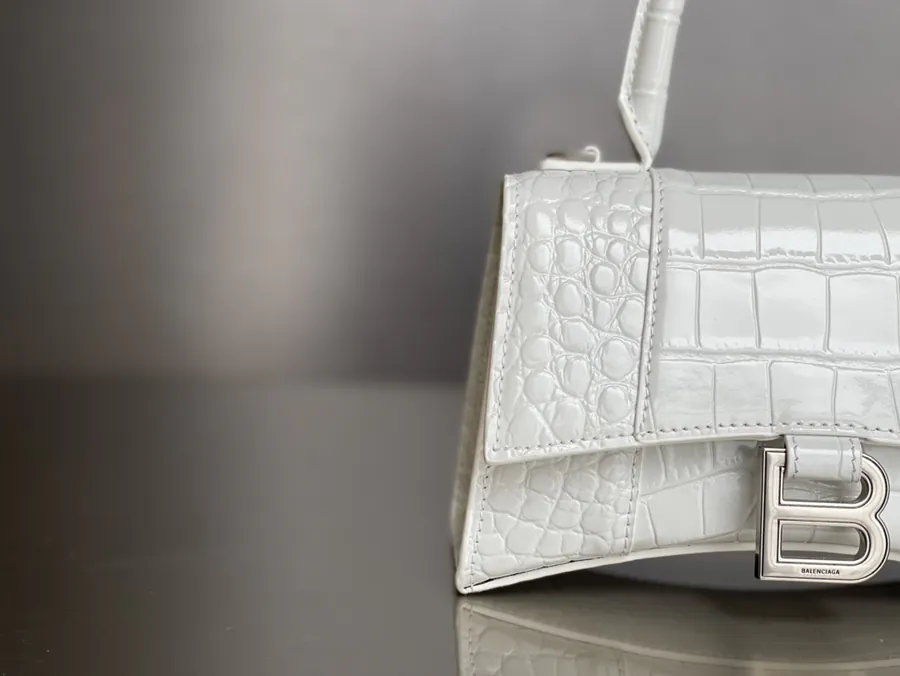 Balestra Hourglass Sandbag in Crocodile Pattern