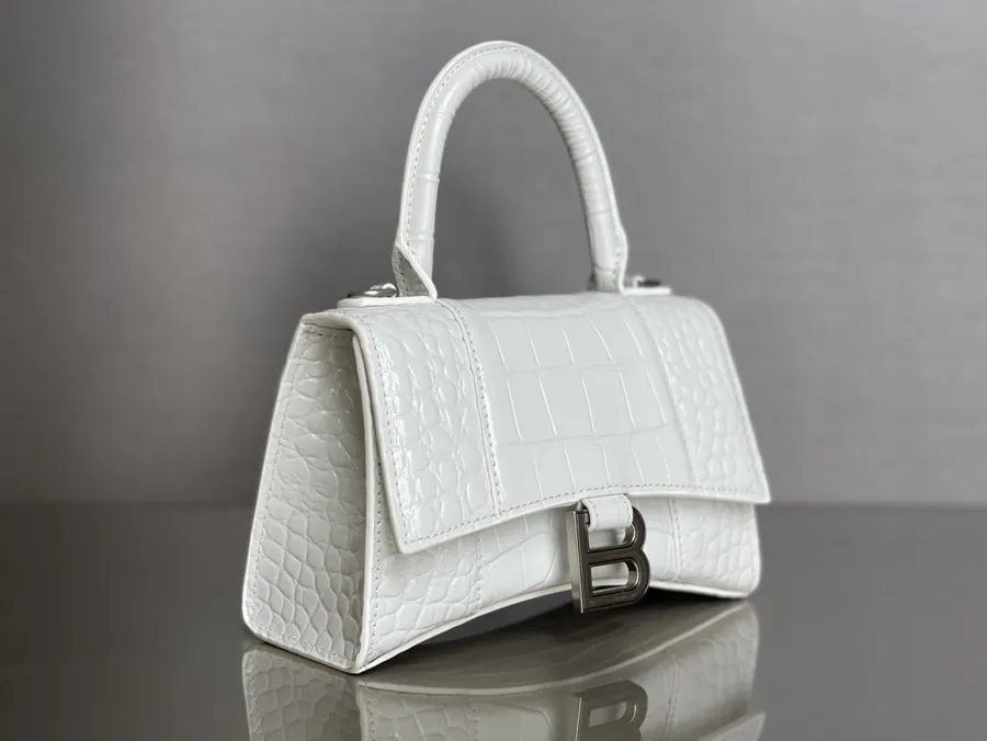 Balestra Hourglass Sandbag in Crocodile Pattern