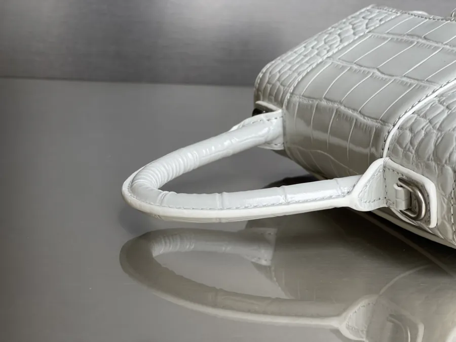 Balestra Hourglass Sandbag in Crocodile Pattern