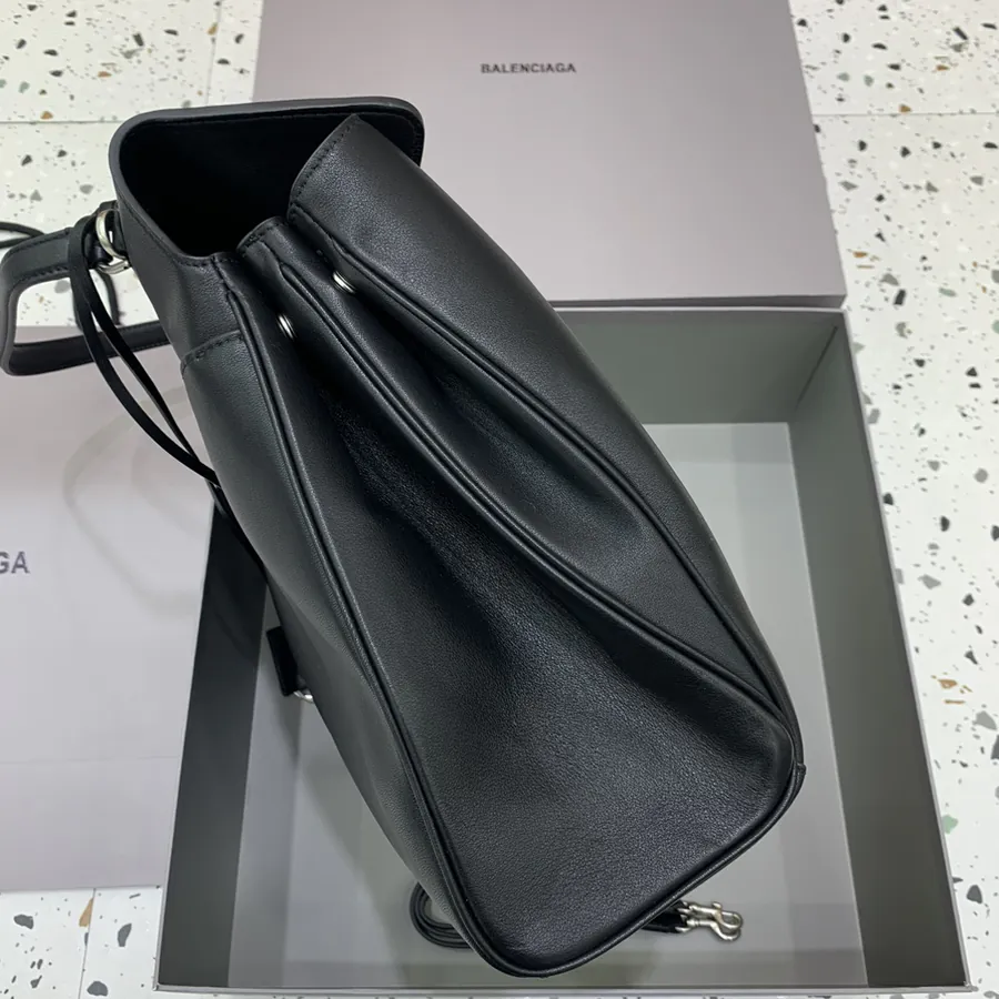 Baleenica Rodeo Bag Large Black Silver Buckle