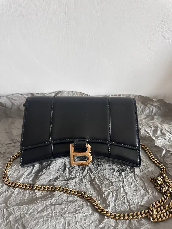 Baleenchiag* Hourglass Chain Bag Woc [19cm] Pink Gold