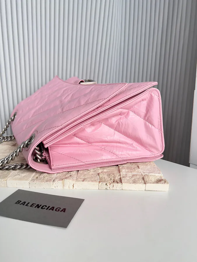 Crush Bucket Bag in Grained Calfskin