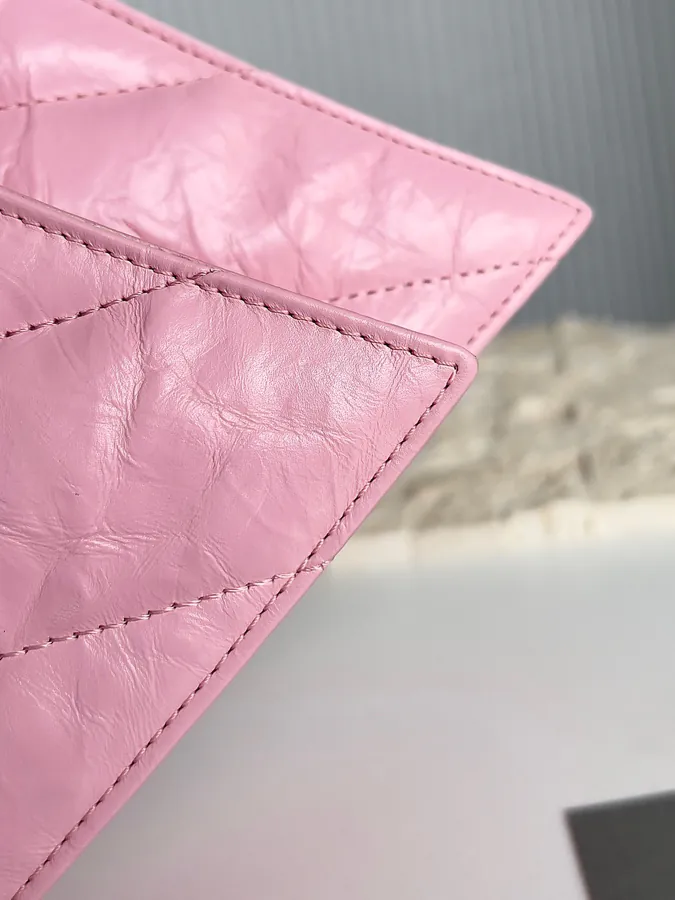 Crush Bucket Bag in Grained Calfskin