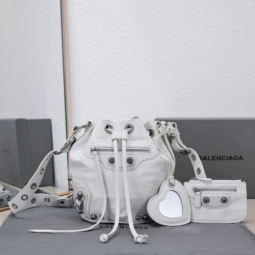 Balenciaga Paris Mini Bucket Bag