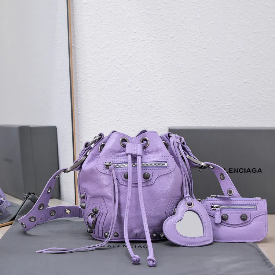 Balenciaga Paris Mini Bucket Bag
