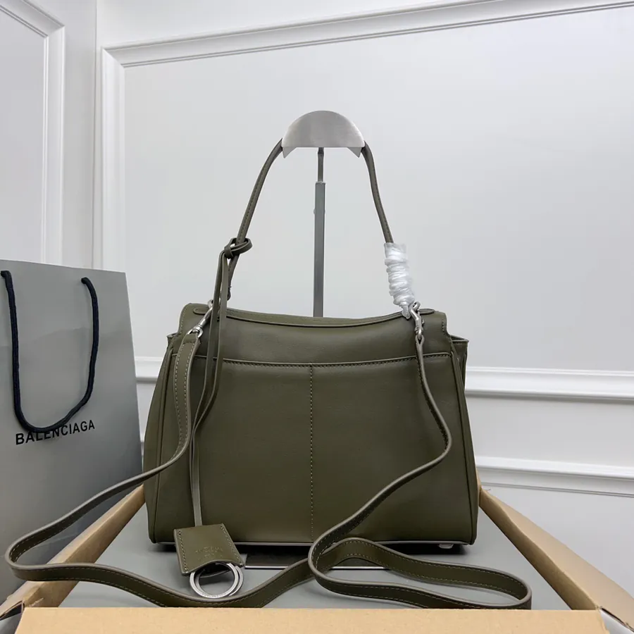 Baleenica Rodeo Bag Small Green Silver Clasp