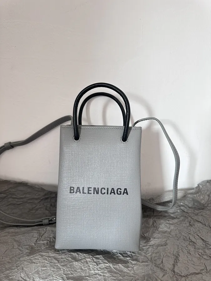 Baleenca* Mini Tote Bag in Calfskin