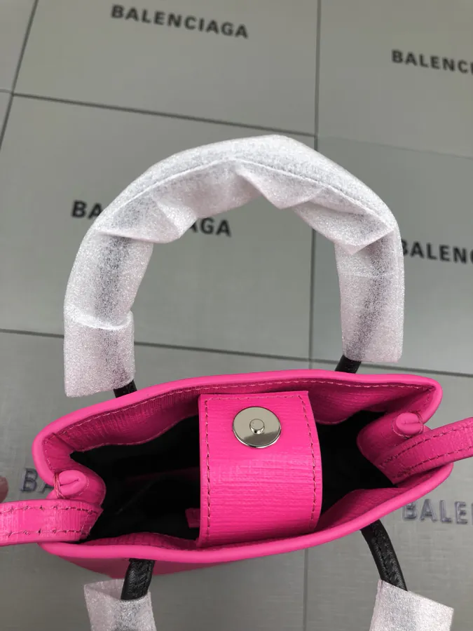Balenciaga Bucket Bag in Rouge Pink