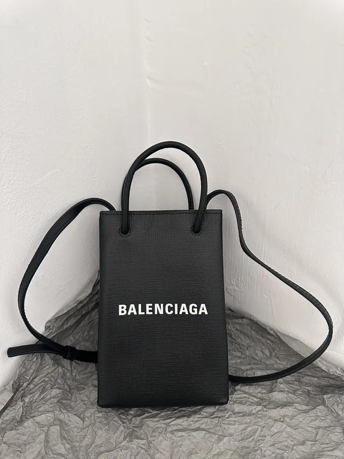 Baleenca* Mini Tote Bag in Calfskin