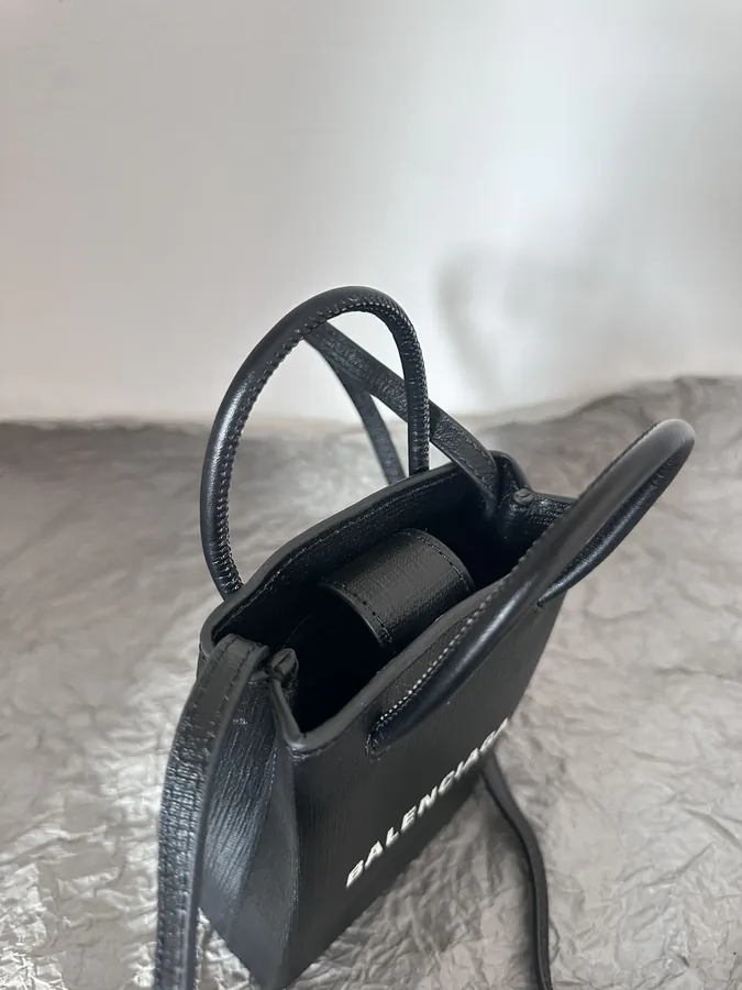 Baleenca* Mini Tote Bag in Calfskin