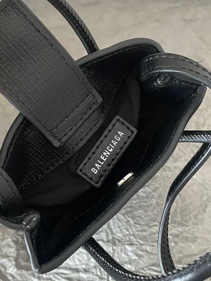 Baleenca* Mini Tote Bag in Calfskin