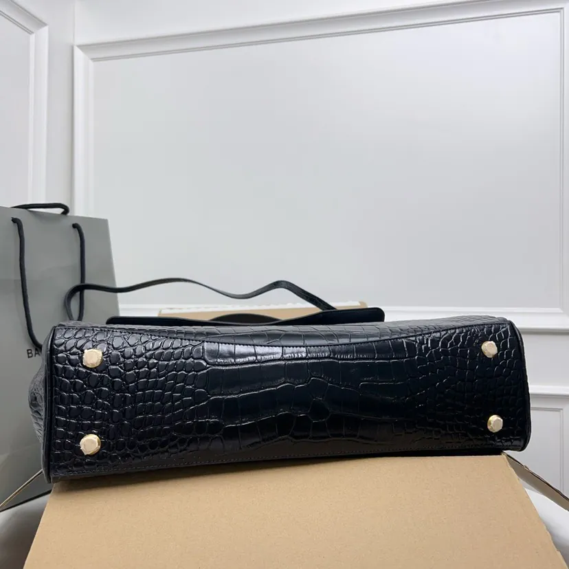 Baleenciaga Rodeo Bag Large Size with Gold Hardware