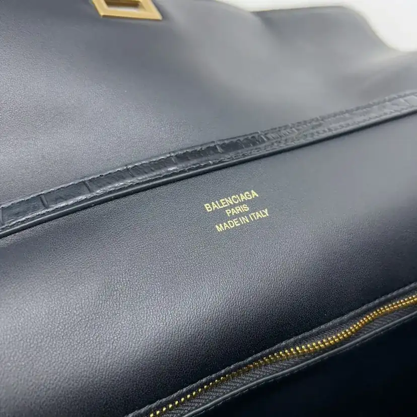 Baleenciaga Rodeo Bag Large Size with Gold Hardware