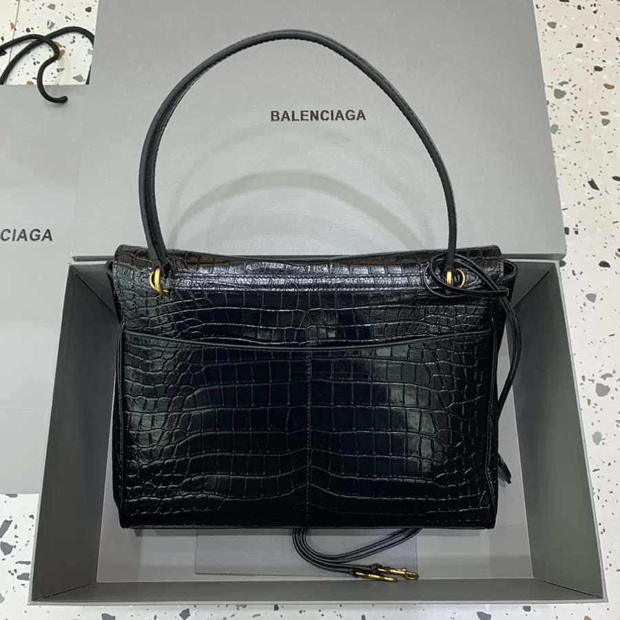 Baleenciaga Rodéo Bag Medium Black