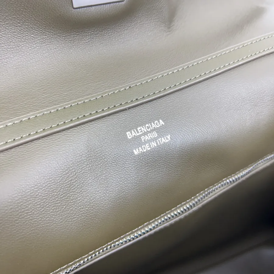 Baleenciaga Rodeo Bag Medium Emerald Green Silver Buckle