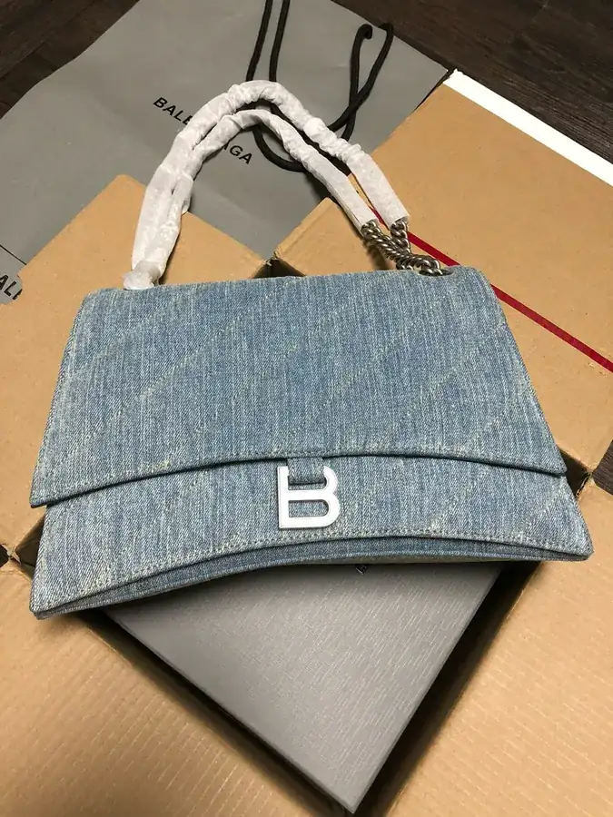 Baleenciaga Crush Sandbag with Silver Buckle
