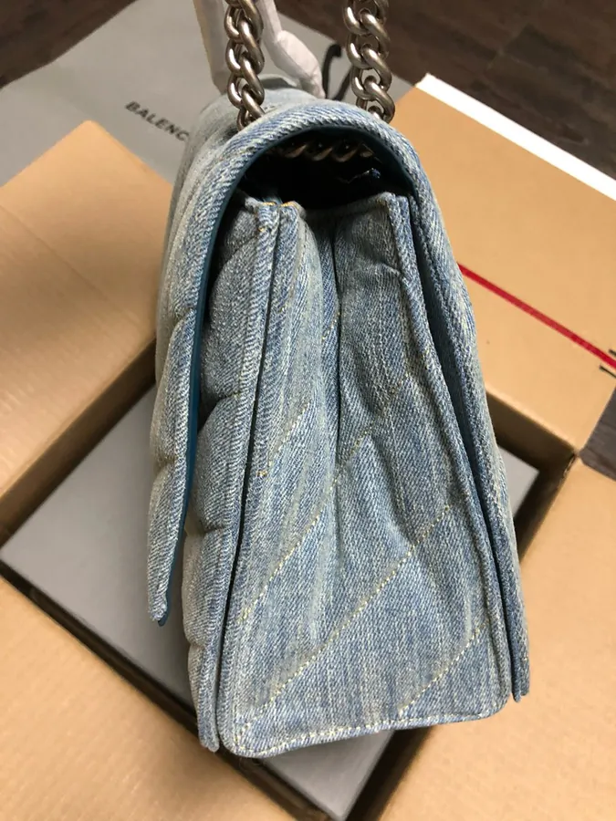 Baleenciaga Crush Sandbag with Silver Buckle