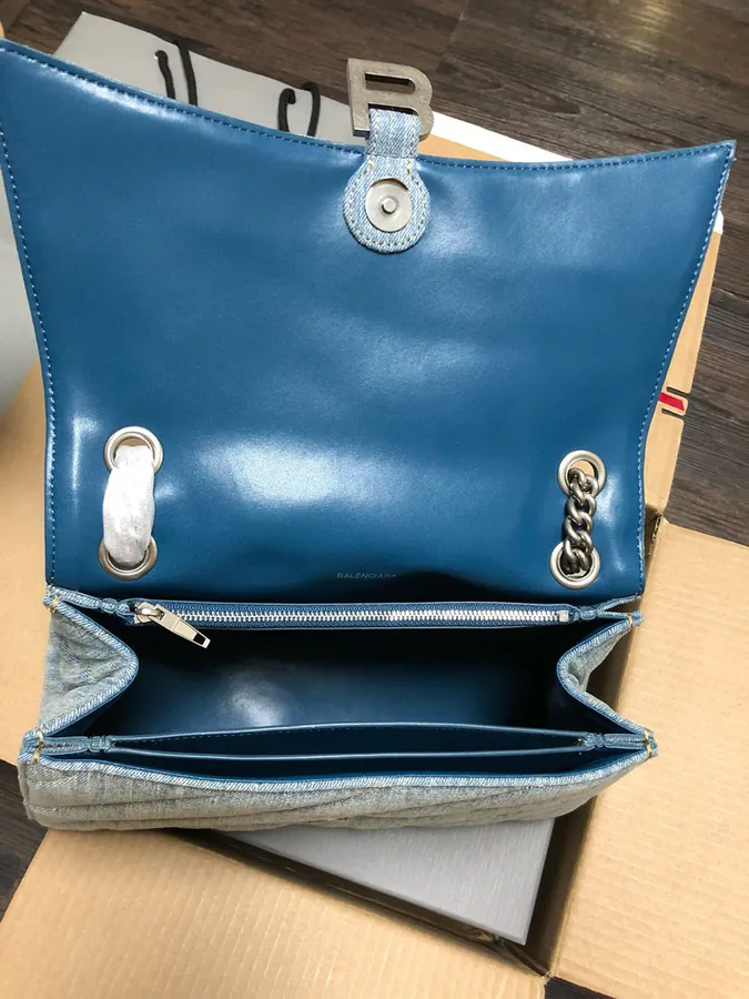 Baleenciaga Crush Sandbag with Silver Buckle