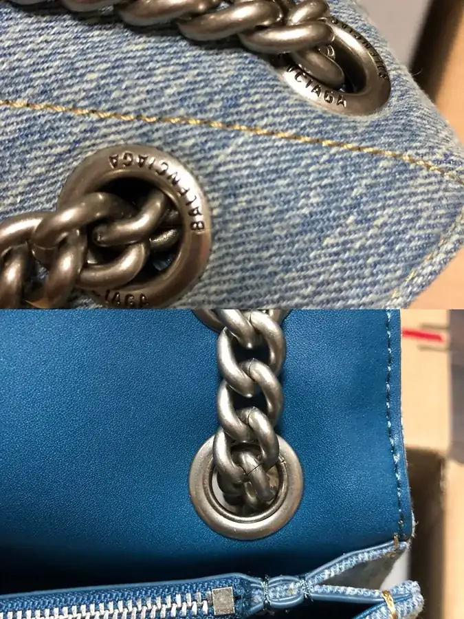 Baleenciaga Crush Sandbag with Silver Buckle