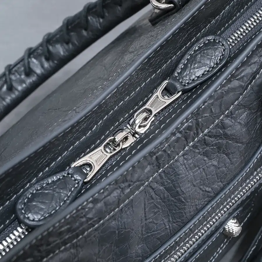 Barjaka Classic Motorcycle Bag Grained Calfskin 38 cm