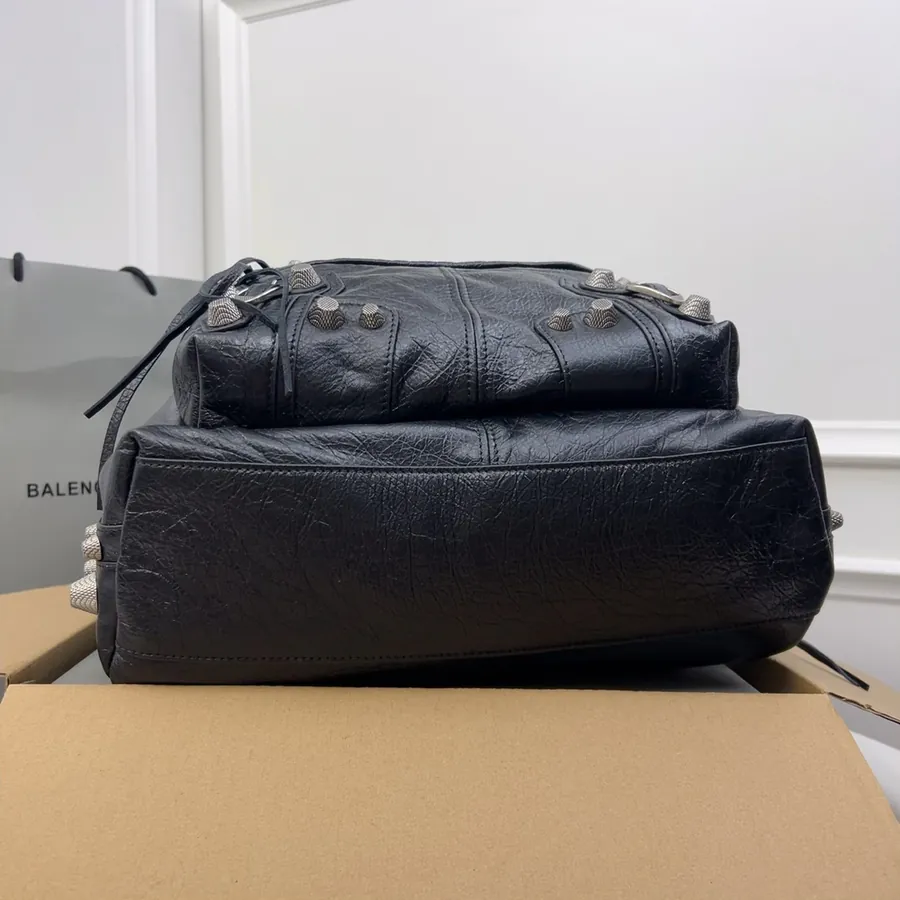 Le Cagole Bucket Bag with Metal Studs
