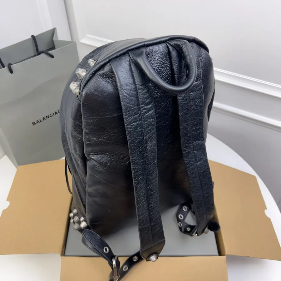 Le Cagole Bucket Bag with Metal Studs