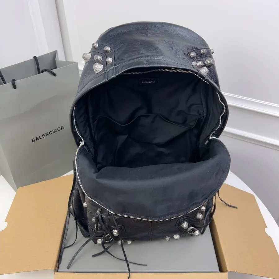 Le Cagole Bucket Bag with Metal Studs