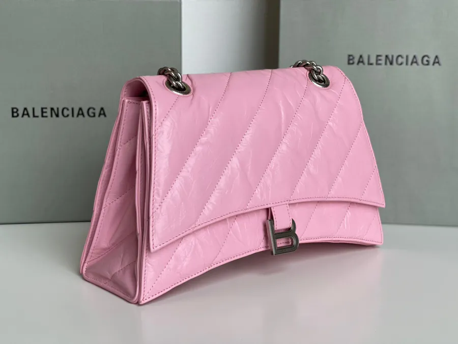 Baleenciaga Crush Sand漏 Chain Bag