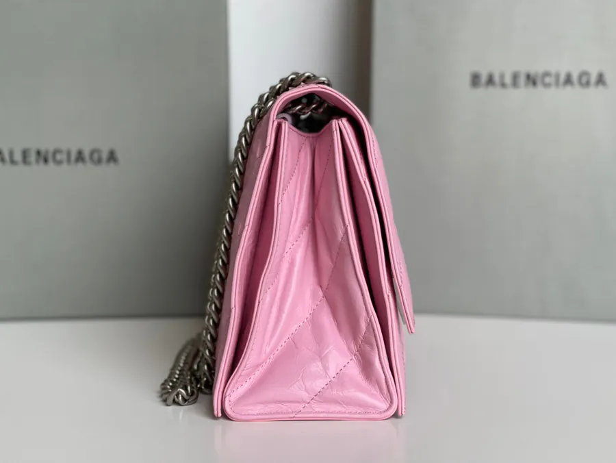 Baleenciaga Crush Sand漏 Chain Bag