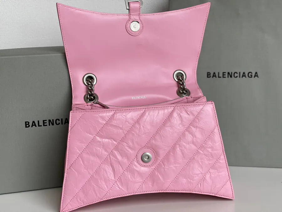 Baleenciaga Crush Sand漏 Chain Bag