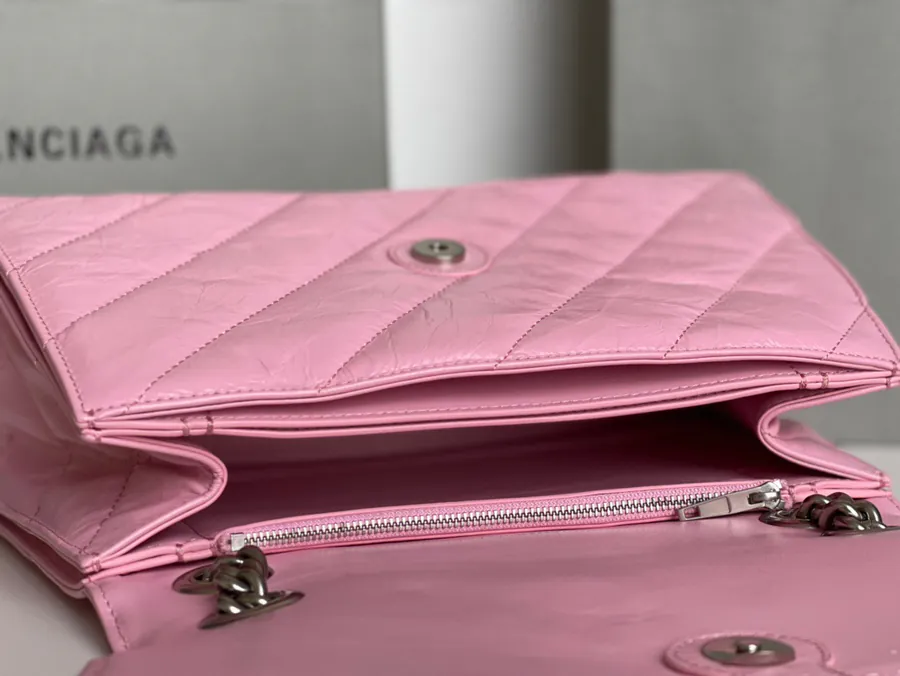 Baleenciaga Crush Sand漏 Chain Bag