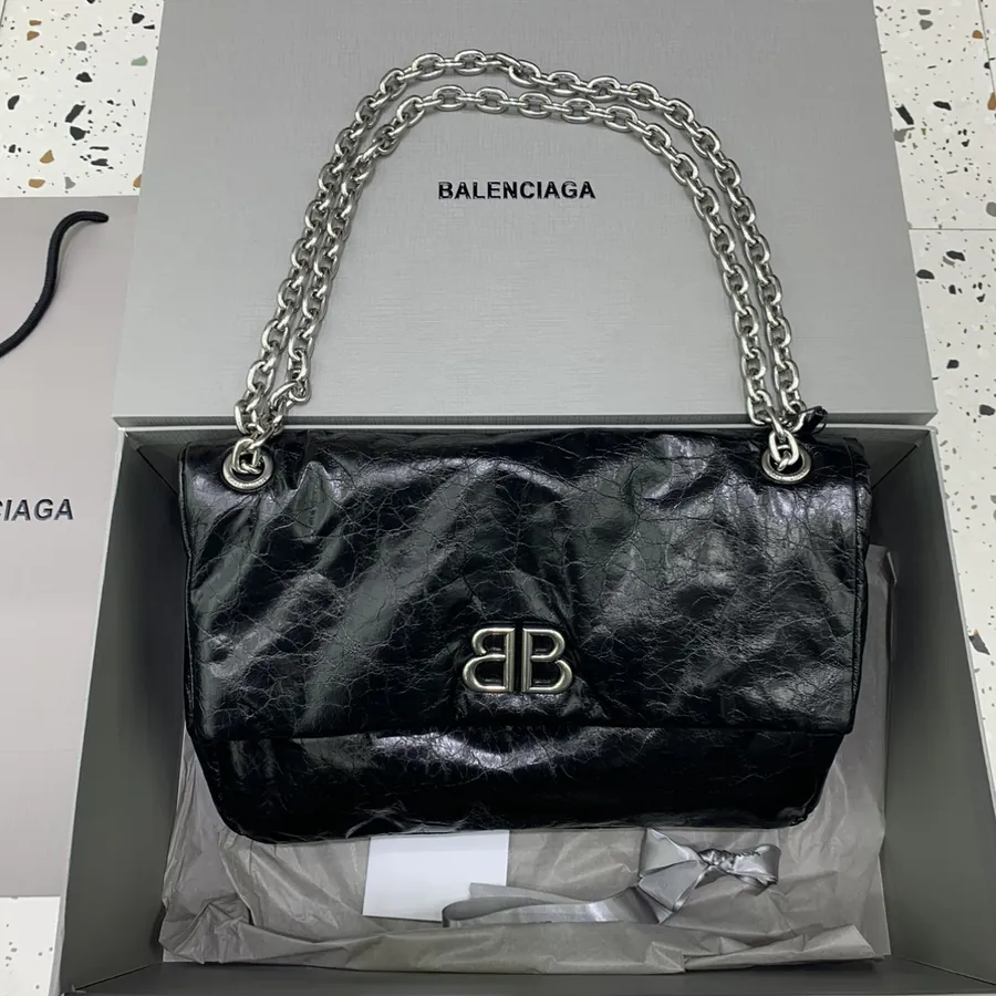 Baleenciaga Le Monaco Bucket Bag Medium Size