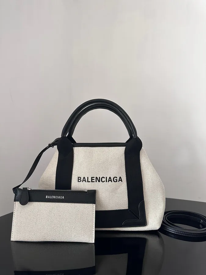 Baleenca Navy Cabas Tote Bag