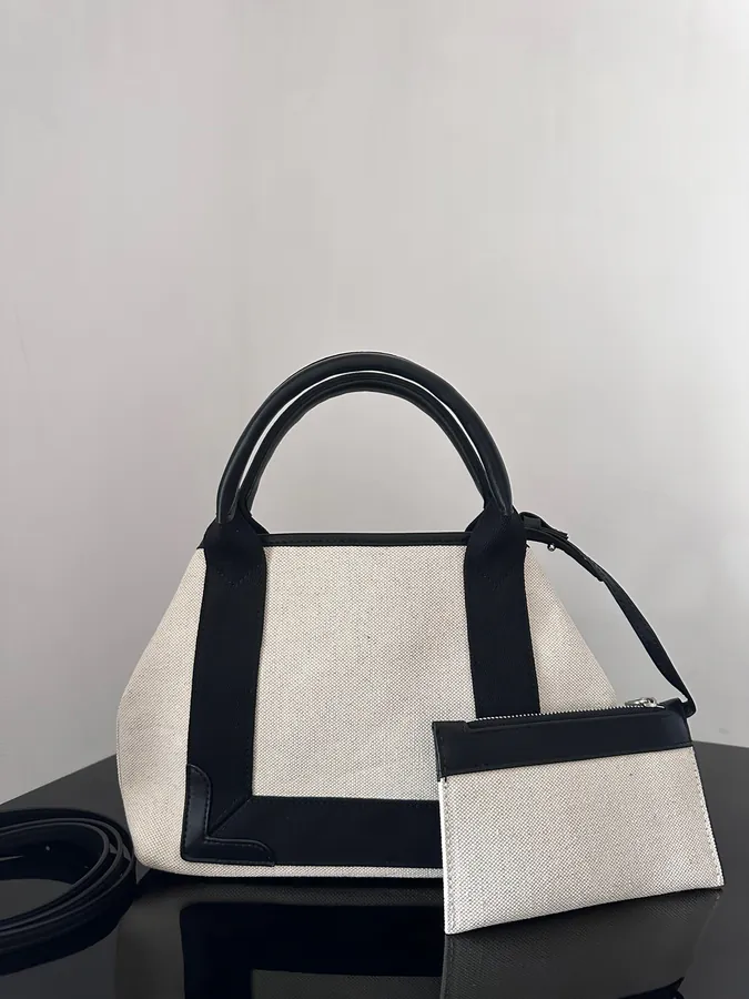 Baleenca Navy Cabas Tote Bag