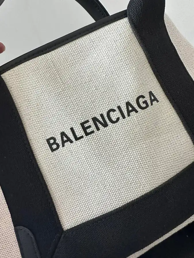 Baleenca Navy Cabas Tote Bag