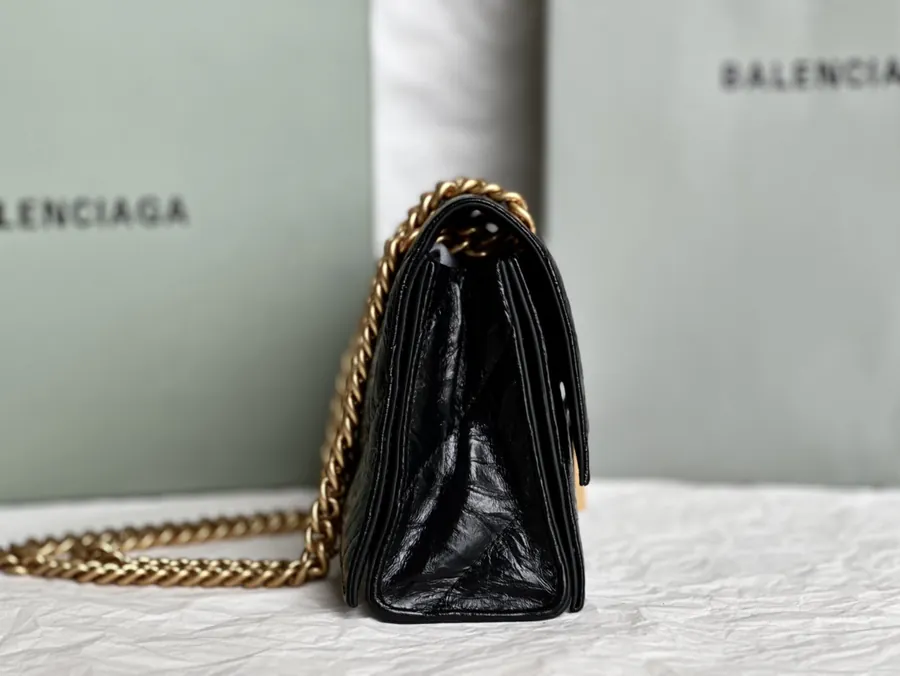 Baleenciaga Crush Sand漏 Chain Bag Small Size
