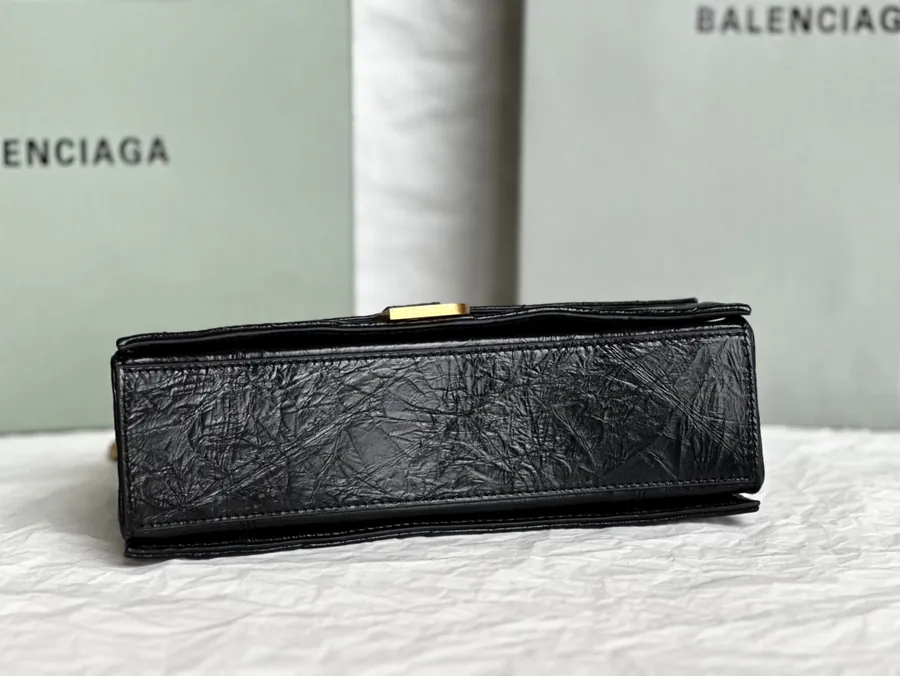 Baleenciaga Crush Sand漏 Chain Bag Small Size