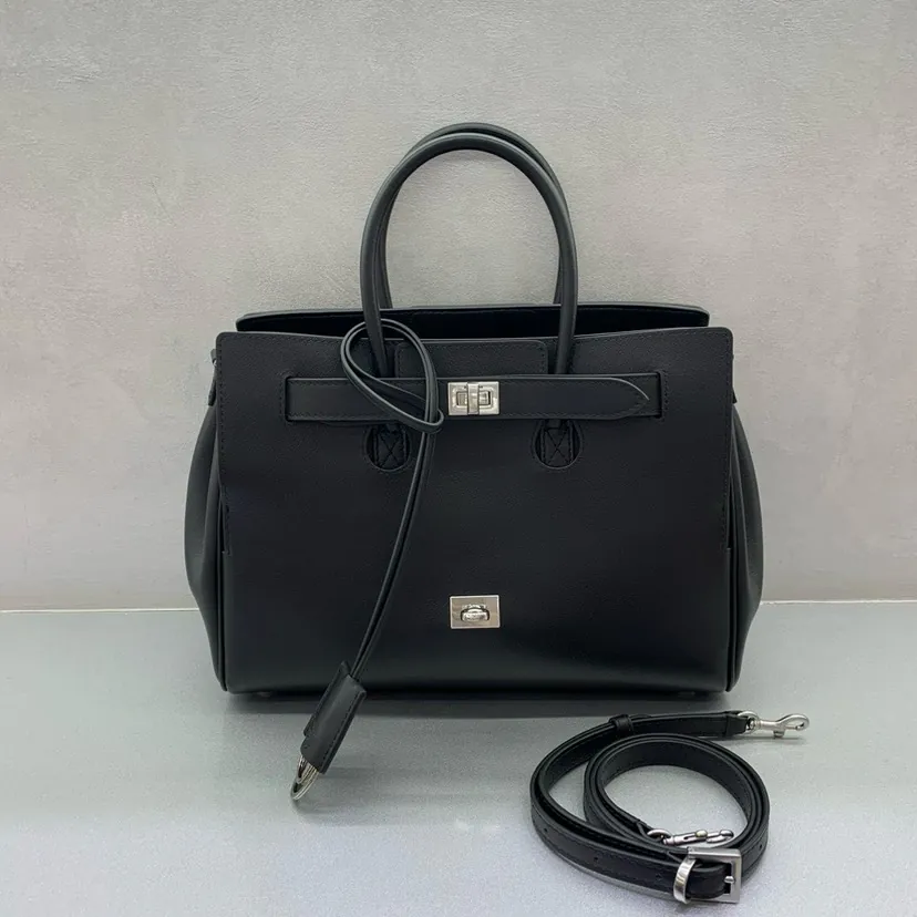 Baleancia Bel Air Mini Black Silver Buckle
