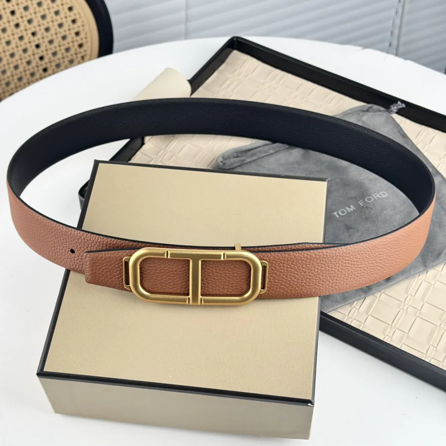 Men's TF Grained Calfskin Leather, Business Casual, Versatile and Stylish