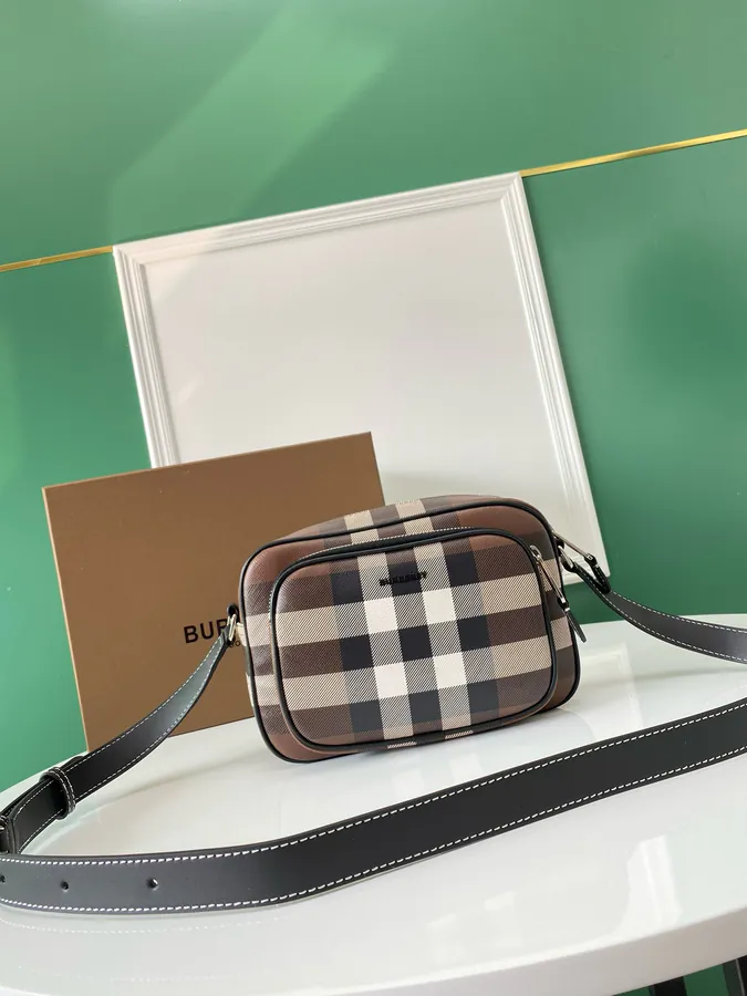P450 B Family Latest Coffee Grained Crossbody Bag