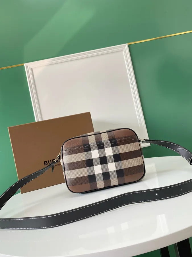 P450 B Family Latest Coffee Grained Crossbody Bag
