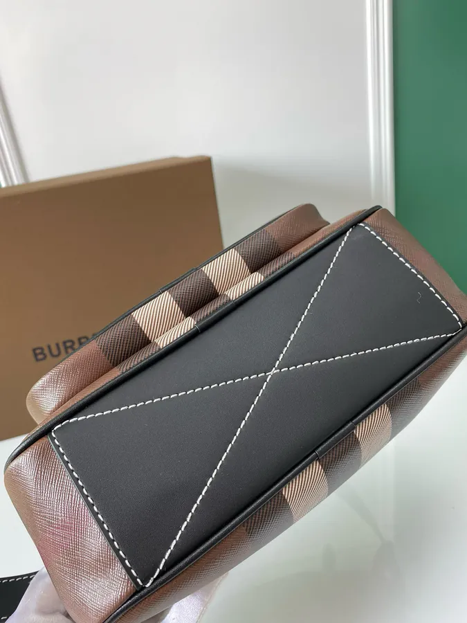 P450 B Family Latest Coffee Grained Crossbody Bag