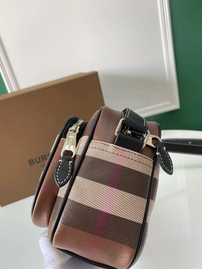 P450 B Family Latest Coffee Grained Crossbody Bag