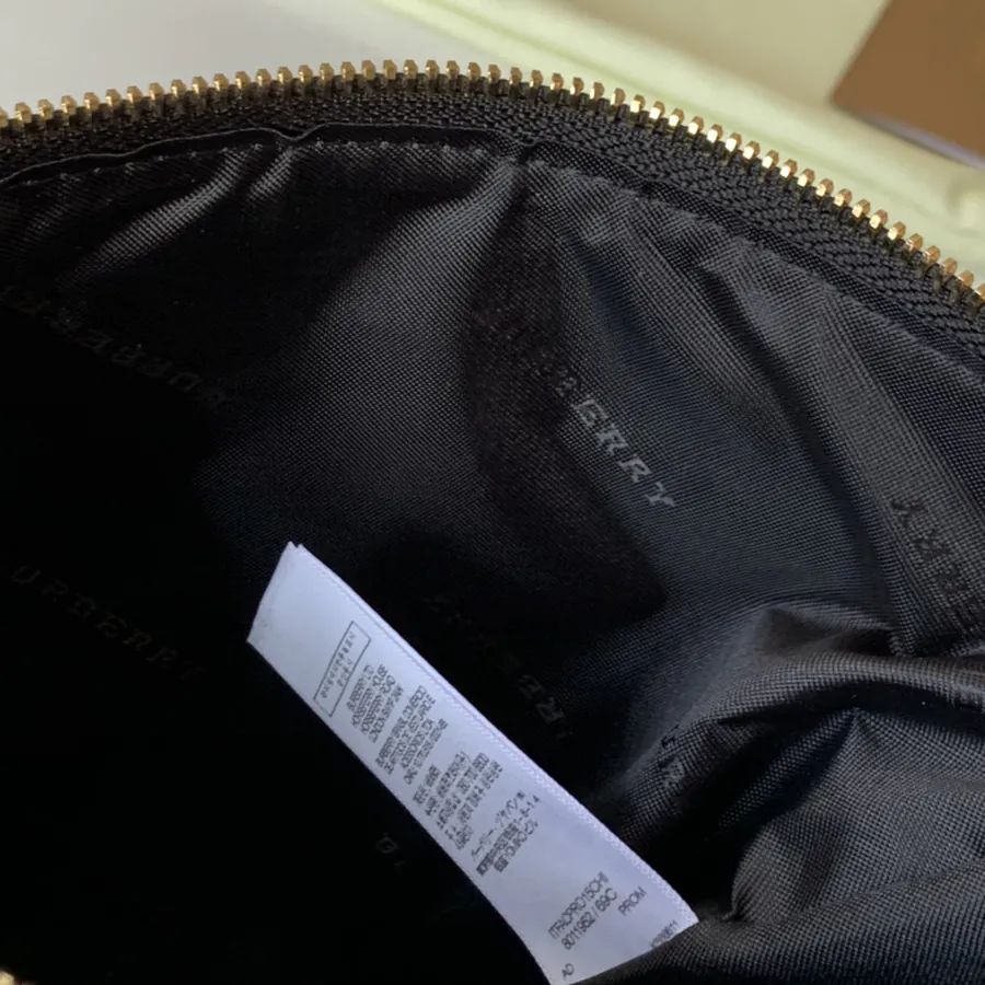 P330 House Check Pattern Leather Tote Bag