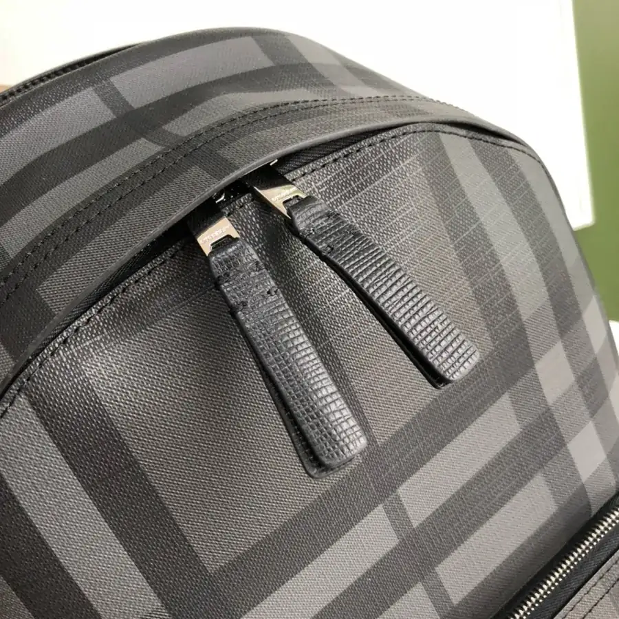 P500 London Grained Calfskin Trimmed Backpack