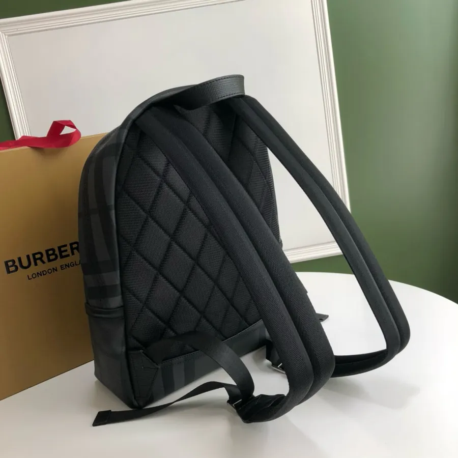 P500 London Grained Calfskin Trimmed Backpack