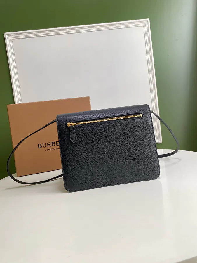 P530 B House Grain Pattern Leather Bucket Bag